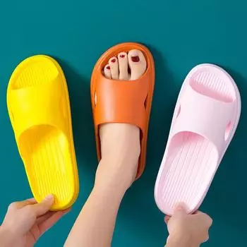 Женские и мужские тапочки для дома, сандалии для ванной комнаты, мягкая подошва, для пар, для ванной, для мужчин, для дома, для ванной, водонепроницаемые, противоскользящие, износостойкие 36-37 розовый