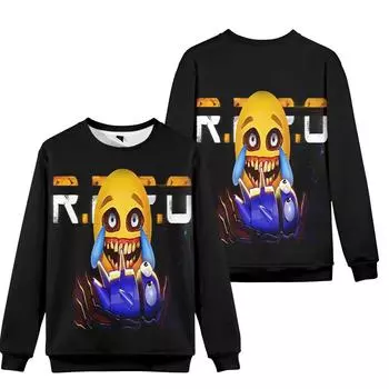 Женские и мужские толстовки с принтом REPO с круглым вырезом, толстовки с рисунком REPO, мужские дорожные свитера, мужской топ, уличная одежда, спортивный костюм для активного отдыха, 6 цветов XS темно-синий