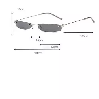 Женские и мужские винтажные прозрачные солнцезащитные очки в маленькой оправе в стиле ретро, модные очки разноцветный