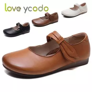 Женские и студенческие летние мокасины из натуральной кожи бренда Love Ycodo 41