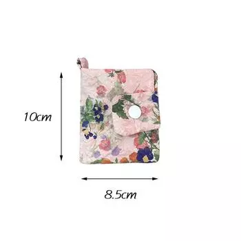 Женские и женские цветочные мини-кошельки с рисунком, кошельки для монет, держатели для карт, сумка для денег на молнии, сумка для мелочи, сумка для хранения A3
