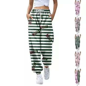 Женские и зимние повседневные домашние брюки-клеш для йоги, повседневные однотонные спортивные брюки L