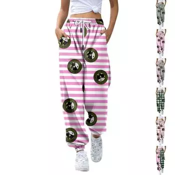 Женские и зимние повседневные домашние брюки-клеш для йоги, повседневные однотонные спортивные брюки M зелёный