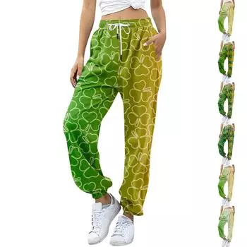 Женские и зимние повседневные домашние брюки-клеш для йоги, повседневные однотонные спортивные брюки L жёлтый