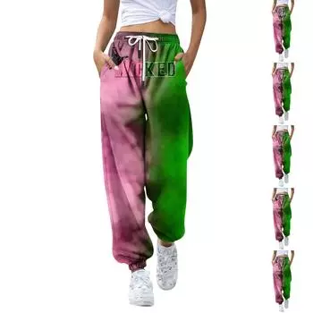 Женские и зимние повседневные домашние брюки-клеш для йоги, повседневные однотонные спортивные брюки M