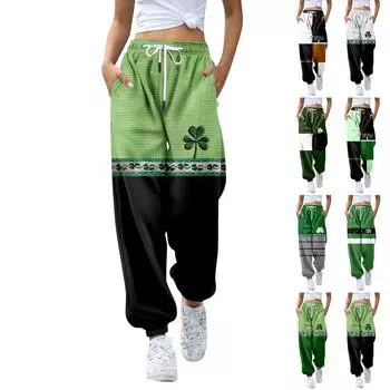 Женские и зимние повседневные домашние брюки-клеш для йоги, повседневные однотонные спортивные брюки XXL зелёный