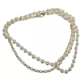 Женские искусственные ремни из жемчуга, цепочные ремни, жемчужные цепочки, женская одежда, аксессуары