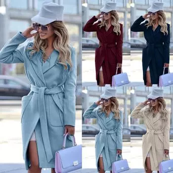 Женские кардиганы с длинными рукавами, ветровка, женская талия, тонкое пальто, куртка, верхняя одежда S хаки