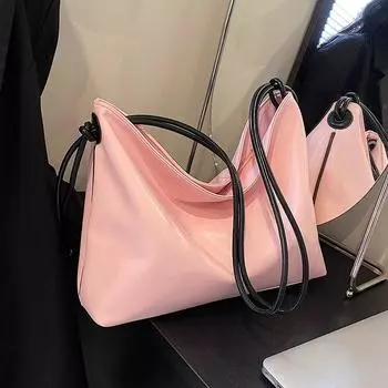 Женские карманные сумки с внутренней молнией, большой вместимостью, прочным внутренним отделением, мягкие, повседневные, высокого качества