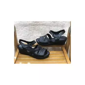 Женские кавказские кожаные сандалии с ортопедической подкладкой Комфортные повседневные качественные стильные легкие сандалии