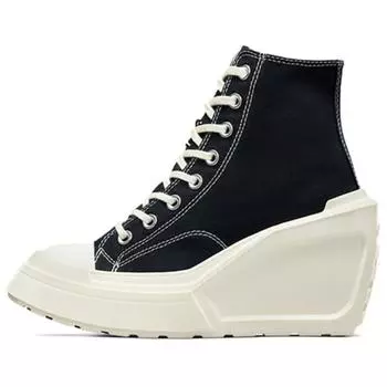 Женские кеды Converse Chuck 70 De Luxe Wedge Black Egret A06478C 36.5