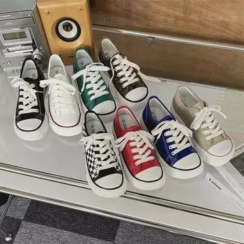 Женские кеды из парусины с широким носком - Mango Square Toe Thick Sole, всесезонные 2023, весна/лето/осень для студентов 40