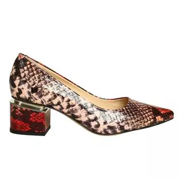 Женские классические туфли на каблуке из натуральной кожи