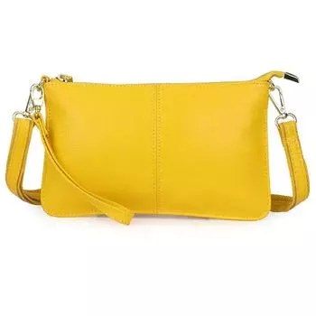 Женские клатчи из натуральной кожи на каждый день Сумка через плечо цвета конфеты Женские модные сумки через плечо Маленькие дамские сумки-клатчи bolsos