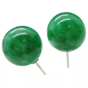 Женские коктейльные серьги-гвоздики из бисера 10 мм, элегантный ювелирный подарок