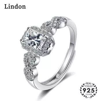 Женские кольца Lindon из кремнезема и циркона, юбилейное ювелирное кольцо