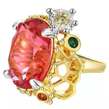 Женские кольца с покрытием YLKBTY 7 фуксия