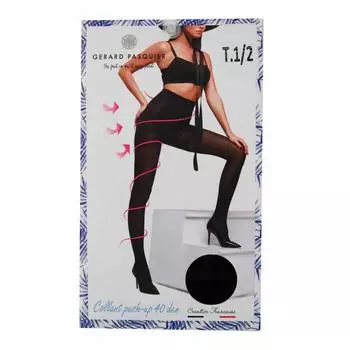 Женские колготки пуш-ап GERARD PASQUIER 1/2 ans чёрный