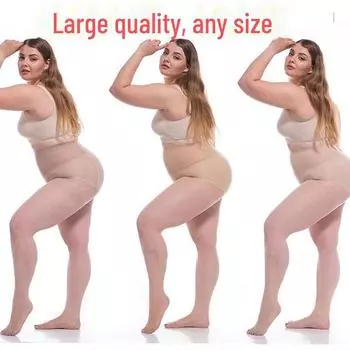 Женские колготки с большим рисунком ананаса, устойчивые к зацепкам, на весну и лето Large size (90-200 catties)