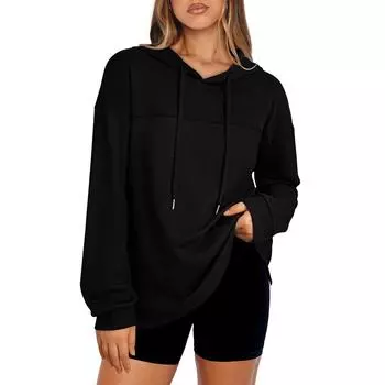 Женские комплекты с длинным рукавом, топ на пуговицах, подходящие брюки, комплект для сна, женские повседневные топы, модные топы с длинным рукавом S чёрный