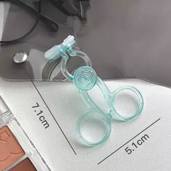 Женские контактные линзы, приспособления для ношения, простой в установке контактных линз, портативный инструмент для открытия глаз, приспособление для растягивания век зелёный