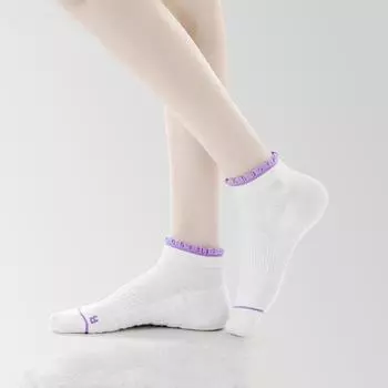 Женские короткие летние дышащие тонкие носки для бега, размеры 35–39, спортивные носки с махровой подошвой One-size розовый