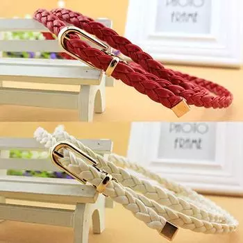 Декоративный ремешок из тесьмы для платья коричневый