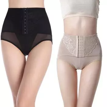 Женские корректирующие трусики Body Shaper Утягивающие трусики для талии Брюки для живота Корректирующее белье XXL