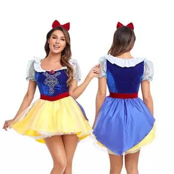 Женские костюмы принцессы для косплея, платья принцессы, сценические костюмы, праздничные костюмы с короной
