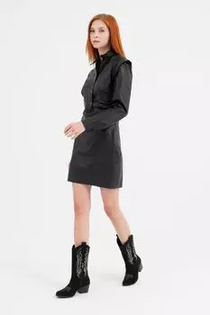 Женские ковбойские сапоги на каблуке Длинные ковбойские сапоги