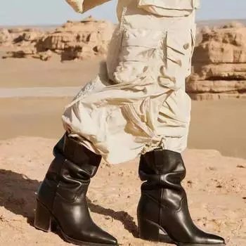 Женские ковбойские сапоги женские ковбойские сапоги женские ботильоны из искусственной кожи осенние сапоги женские ботильоны женские большие размеры 41 35