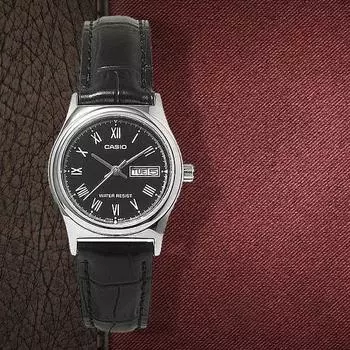 Женские кожаные часы Casio LTP-V006L-1B