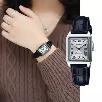 Женские кожаные часы Casio LTP-V007L Наручные часы