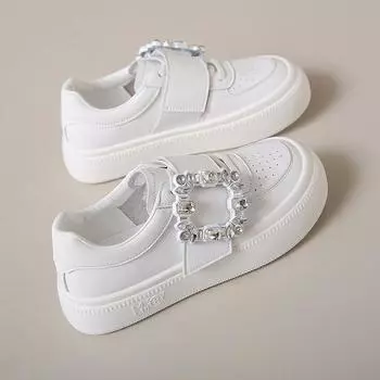 Женские кожаные кроссовки на плоской подошве, новые женские повседневные кроссовки на шнуровке, модные спортивные туфли на шнуровке с росписью в стиле граффити для 35 белый