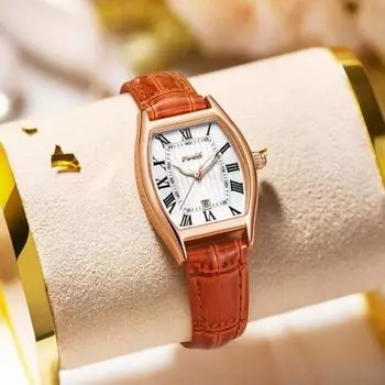 Женские кожаные наручные часы Blanche, роскошные часы в подарок