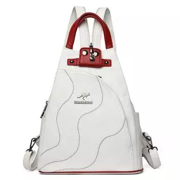 Женские кожаные рюкзаки на молнии, женская нагрудная сумка, дорожная сумка, женский рюкзак, Mochilas, школьные сумки для девочек-подростков, Sac A Dos