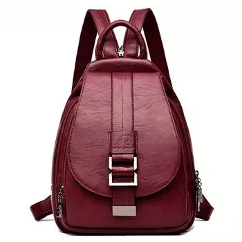 Женские кожаные рюкзаки, винтажная сумка через плечо, женский рюкзак, женский дорожный рюкзак, школьные сумки для девочек, рюкзак Mochila