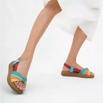 Женские кожаные сандалии Multi1-t из натуральной кожи