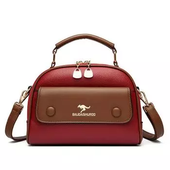 Женские кожаные сумки через плечо Простые сумки Cossbody Роскошные дизайнерские дорожные сумки