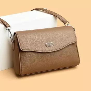 Женские кожаные сумки через плечо, роскошные дизайнерские сумки высокого качества, женская сумка через плечо, сумка-мессенджер