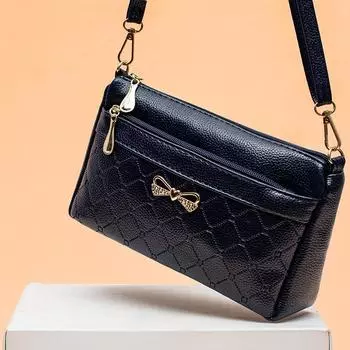 Женские кожаные сумки с бантом, женские сумки через плечо, высококачественные женские сумки-мессенджеры, сумки-тоут