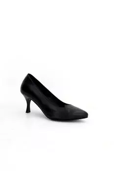 Женские кожаные туфли на каблуке из натуральной кожи