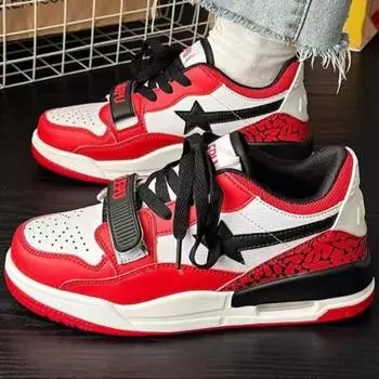 Женские кожаные высокие кроссовки высокого качества, модные женские кроссовки, нескользящие, женская спортивная повседневная обувь Zapatillas Hombre 35