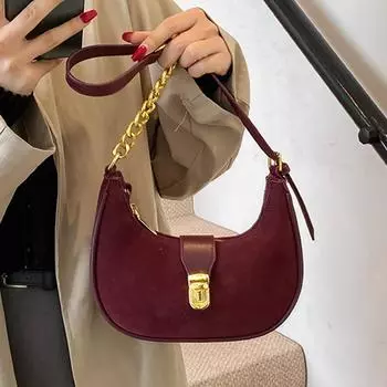 Женские красные сумки осень-зима искусственная кожа однотонная молния сумка на одно плечо винтажные дорожные универсальные женские кошельки через плечо (20cm<Max Length<30cm)