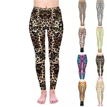 Женские красочные эластичные леггинсы со змеиным принтом, леггинсы для йоги, фитнеса, бега, спортзала, спортивные активные брюки 7XL чёрный