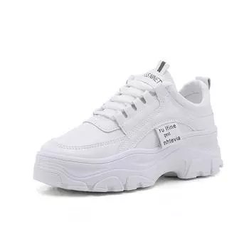 Женские кроссовки 2024 Весна Новая мода Повседневная женская обувь на платформе Студенческая универсальная обувь для женщин Zapatos Mujer 35 бежевый