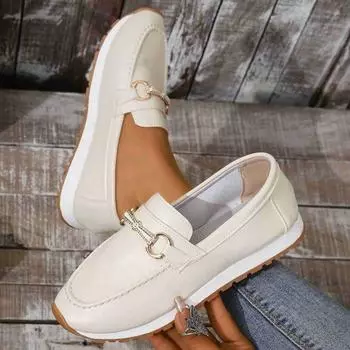 Женские кроссовки 2024 Весна Осень Легкие Модные Повседневные Неглубокие Дизайнерские Туфли Лоферы Кроссовки Zapatillas De Deporte 35 бежевый