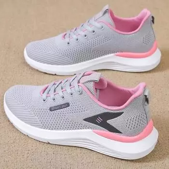 Женские кроссовки 2025 года, новые весенне-летние модные универсальные легкие повседневные кроссовки с мягкой подошвой для детей Chaussure 35 бежевый