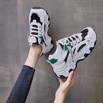Женские кроссовки 2025 года, сетчатые модные повседневные туфли на платформе, дышащие кроссовки для бега, удобные кроссовки со шнуровкой, вулканизированные туфли Tenis De Mujerc 35 серый