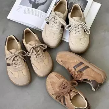 Женские кроссовки 2025 Новая весенняя модная повседневная дизайнерская обувь для женщин Удобные неглубокие трендовые кроссовки для женщин Zapatos De Mujer 35 хаки